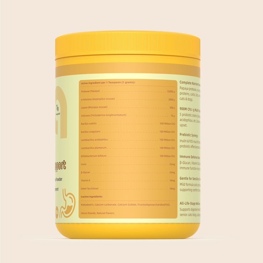 Probiotic Powder for Dogs & Cats – Gut & Digestive Health——8.78 oz