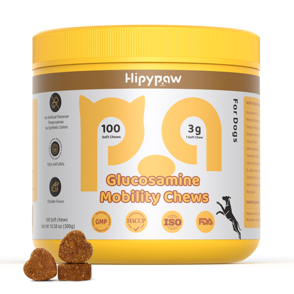 Hip & Joint Support Soft Chews with Glucosamine & Chondroitin—Chicken Flavor