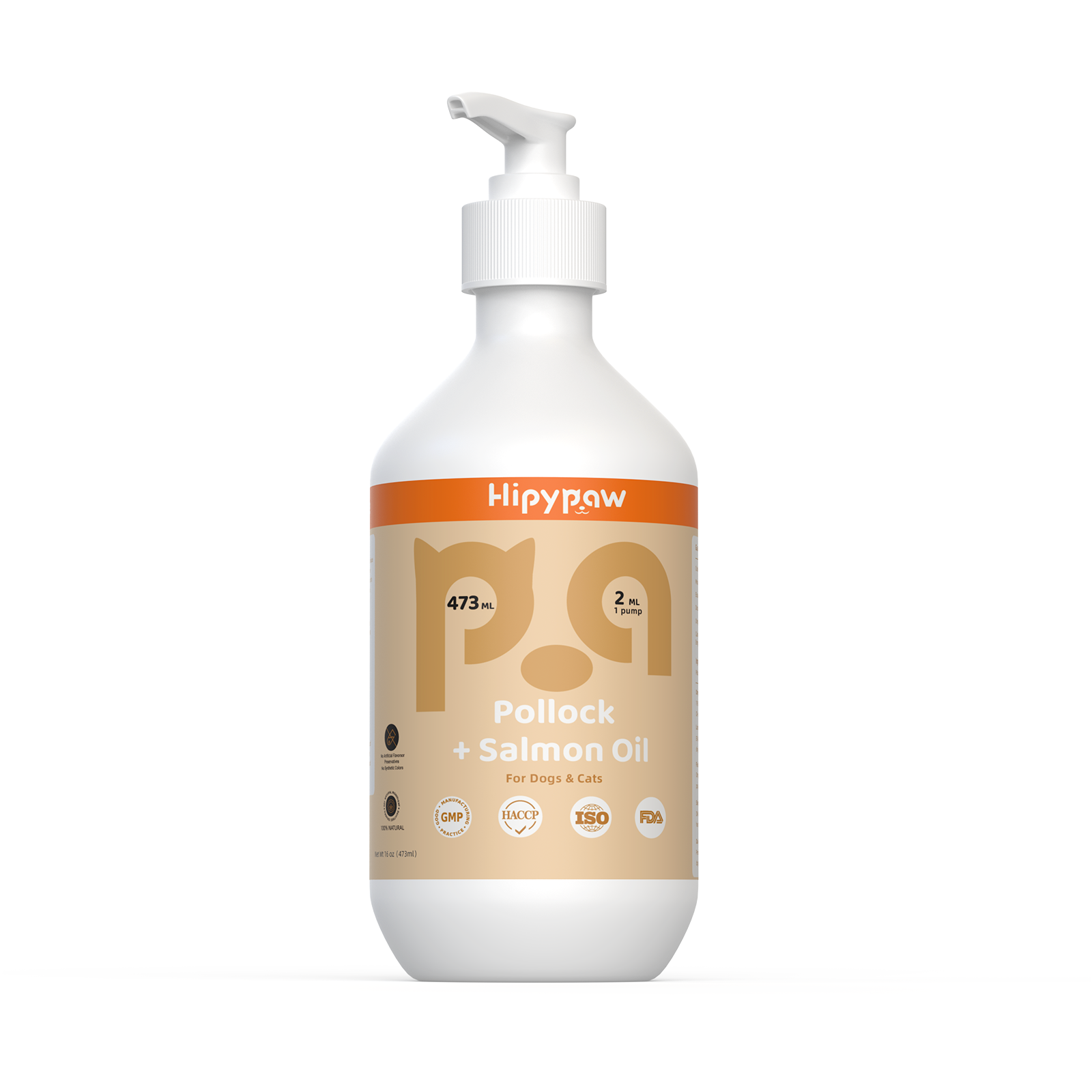 Wild Norway Omega-3 Blend Salmon Oil for Dogs & Cats——16 oz