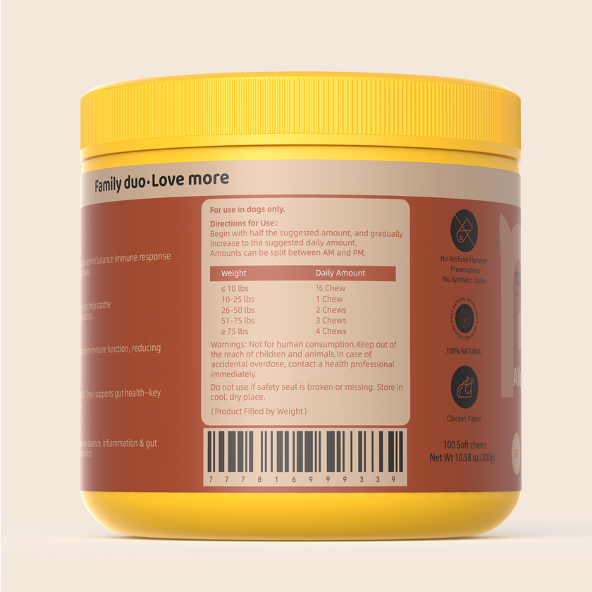 Allergy & Immune Bites for Dogs—Chicken Flavor