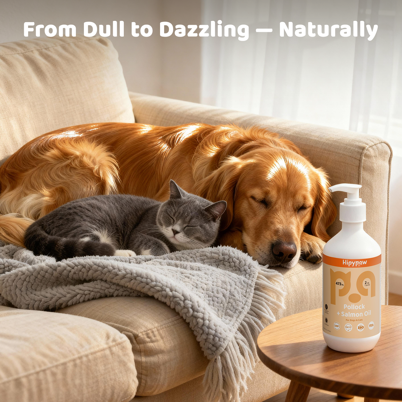 Wild Norway Omega-3 Blend Salmon Oil for Dogs & Cats——16 oz