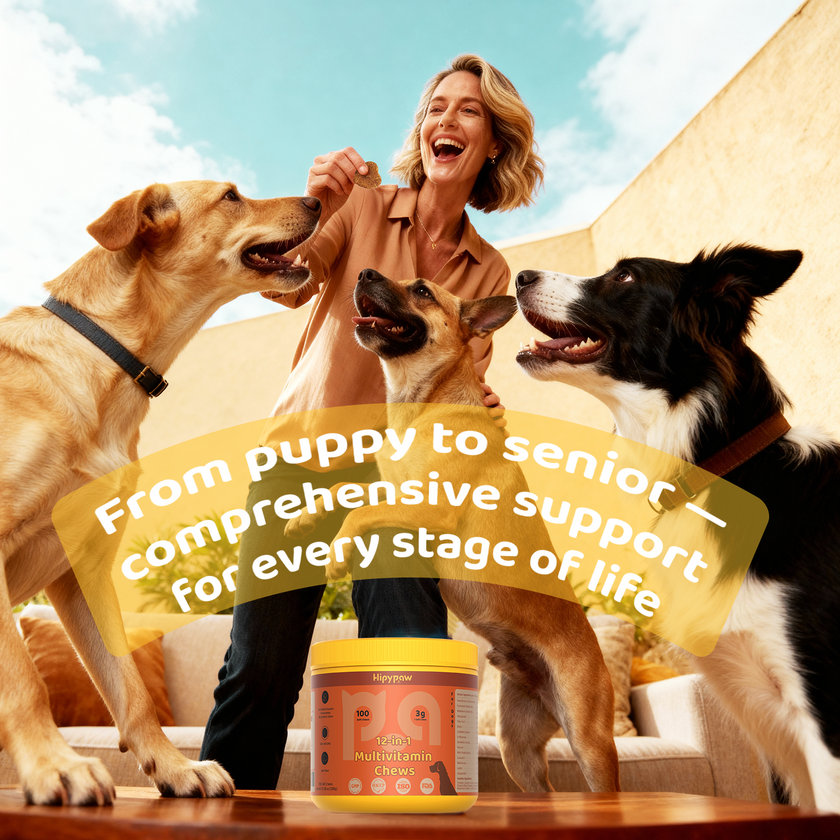 Multivitamin 12 all in one  Treats for Dogs—Beef Flavor